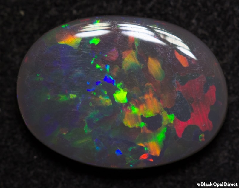 1.35 ct black opal 11x8x2mm
