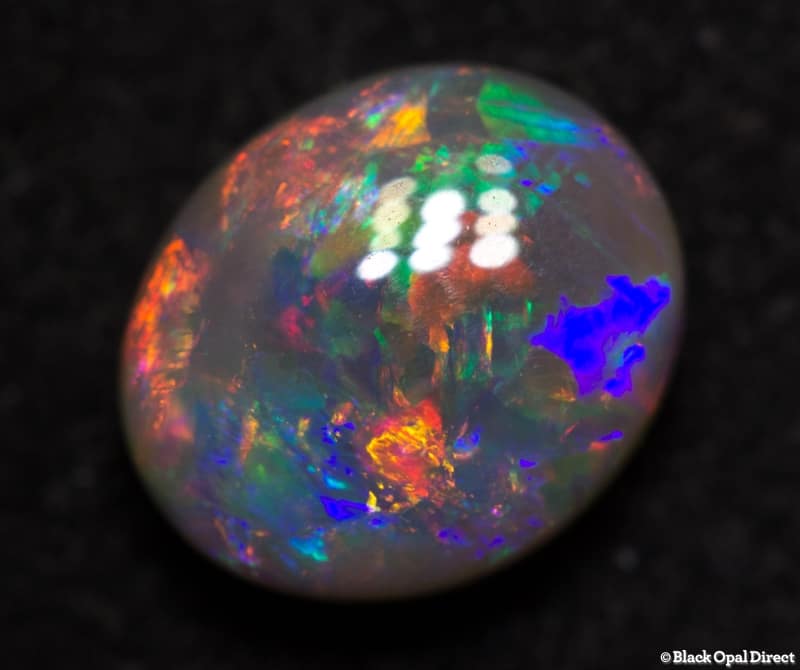 1.36ct semi black opal