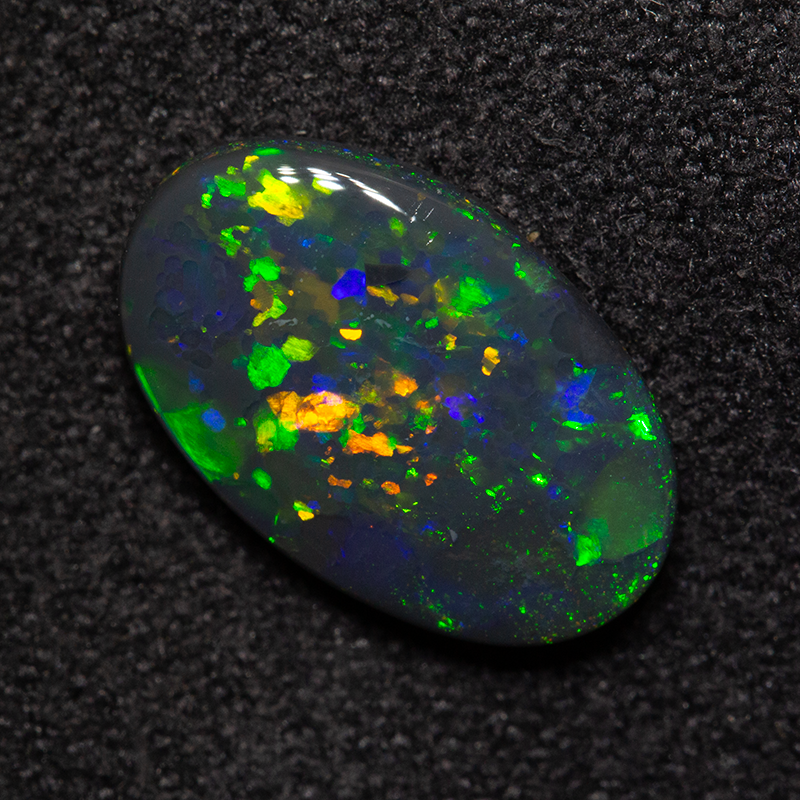 1.37 ct black opal 11.3x7.2x2.7mm
