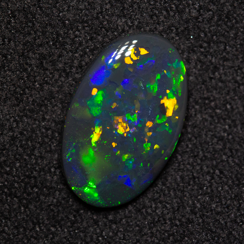 1.37 ct black opal 11.3x7.2x2.7mm
