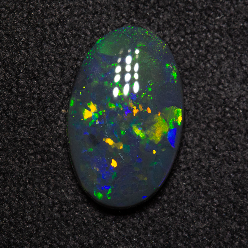 1.37 ct black opal 11.3x7.2x2.7mm