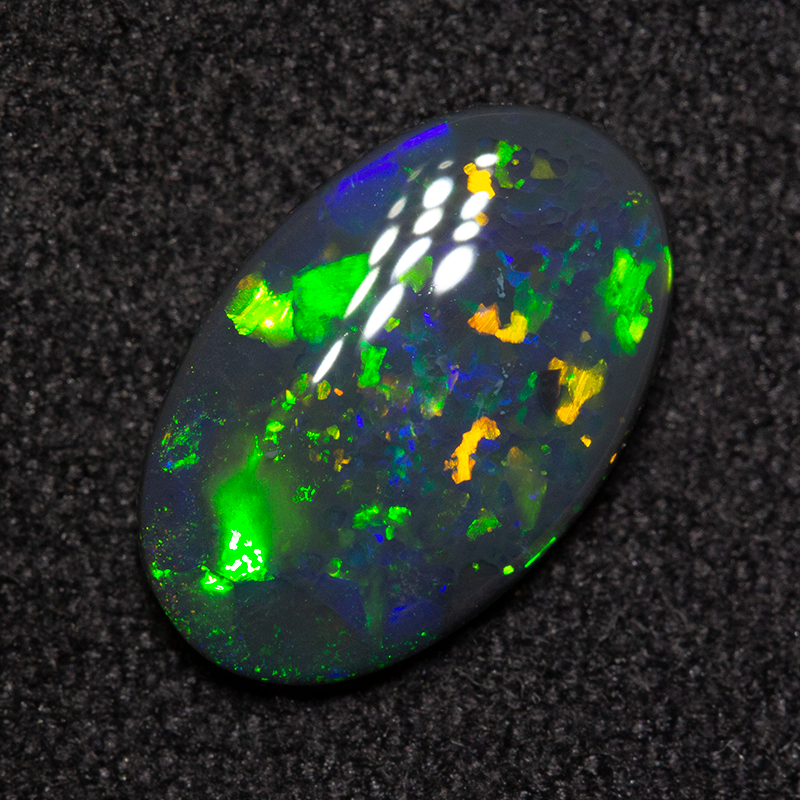 1.37 ct black opal 11.3x7.2x2.7mm