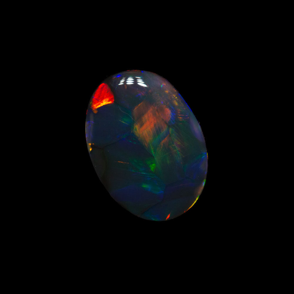 1.38 ct black opal 9.5x6.9x3.1mm