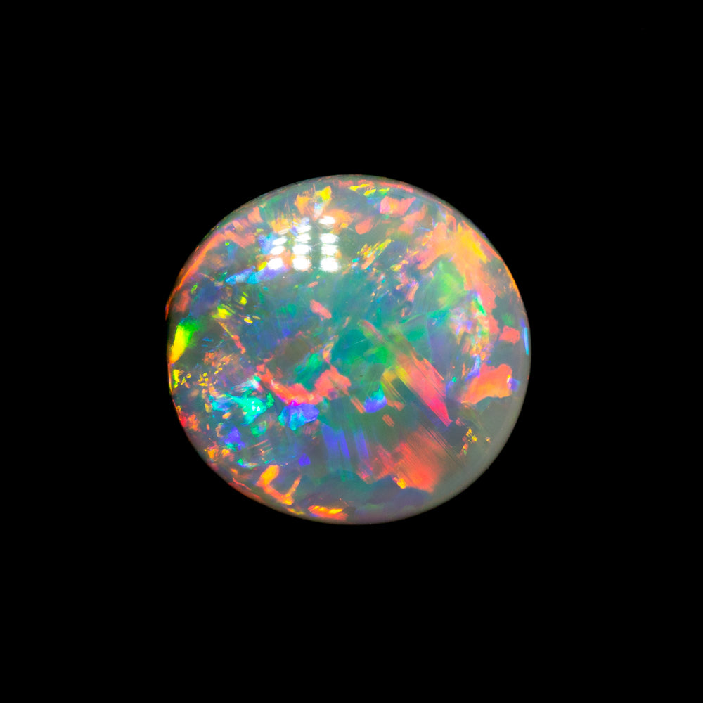1.38 ct dark opal 8.4x7.9x3.4mm