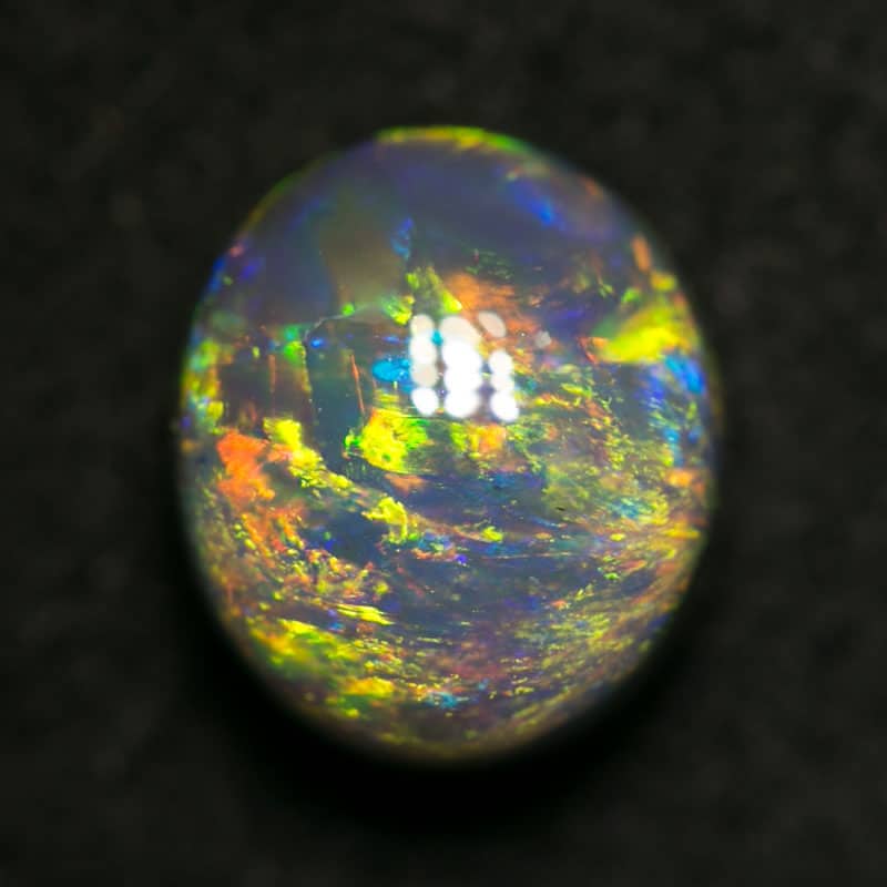 1.38 ct dark opal 7x6x5mm