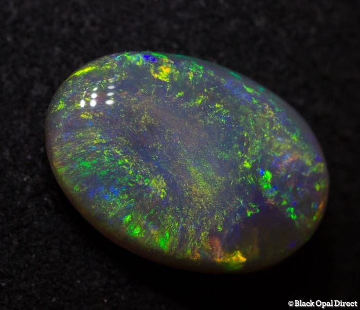 1.38 ct semi black opal 10x7x3mm