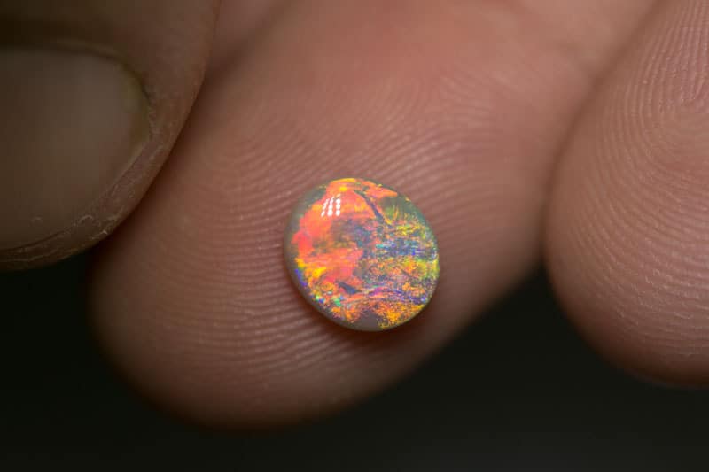1.40 ct gem crystal opal 8x7x3mm