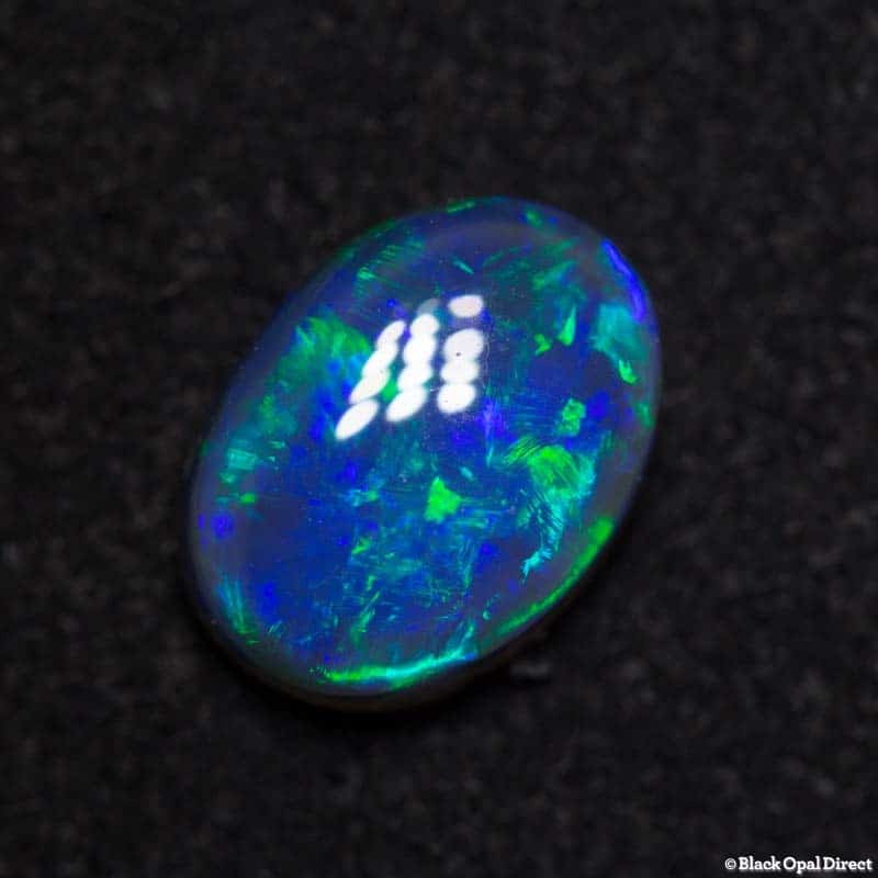 1.41 ct black opal 9x6.5x3mm
