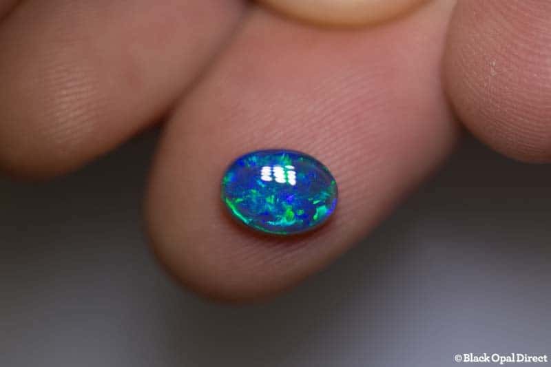1.41 ct black opal 9x6.5x3mm