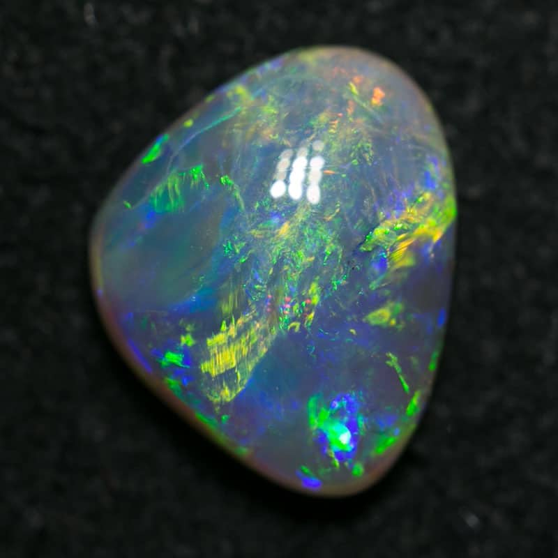 1.41 ct Baroque dark crystal opal 9x7x3mm