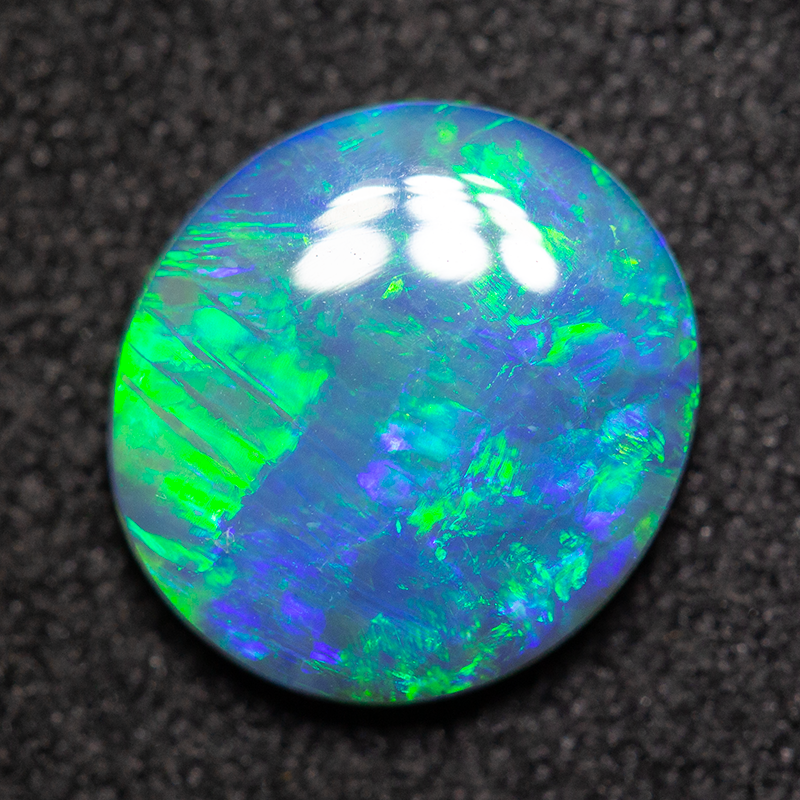 1.42 ct black opal 9.5x9x2mm