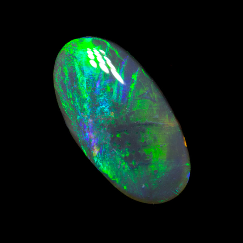 1.42 ct black opal 12.8x6.8x2.6mm