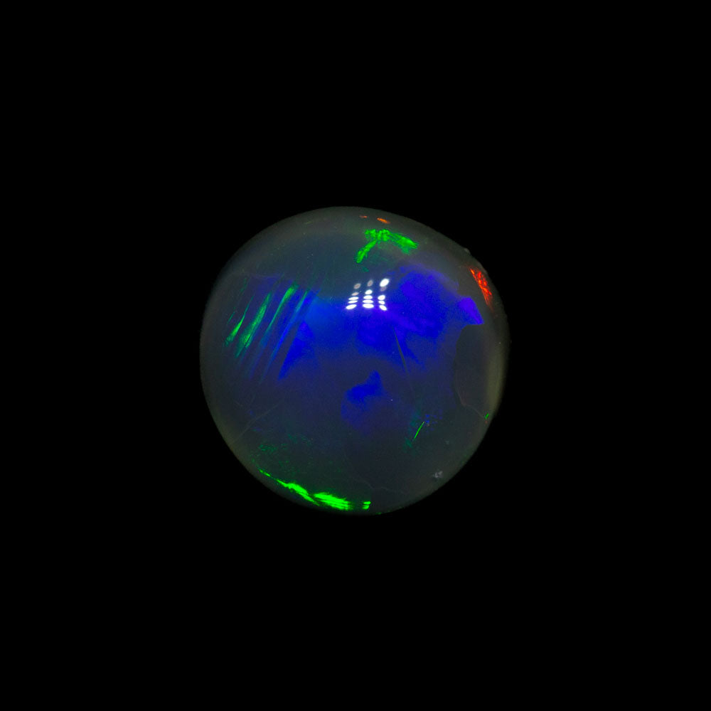 1.43 ct black opal 7.7x7.5x4.2mm