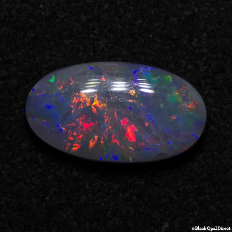 1.43 ct semi black opal 11.5x6.2x3mm