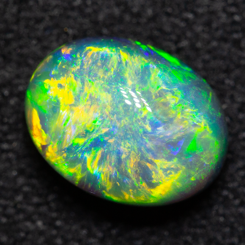 1.44 ct black opal 8x6x5mm