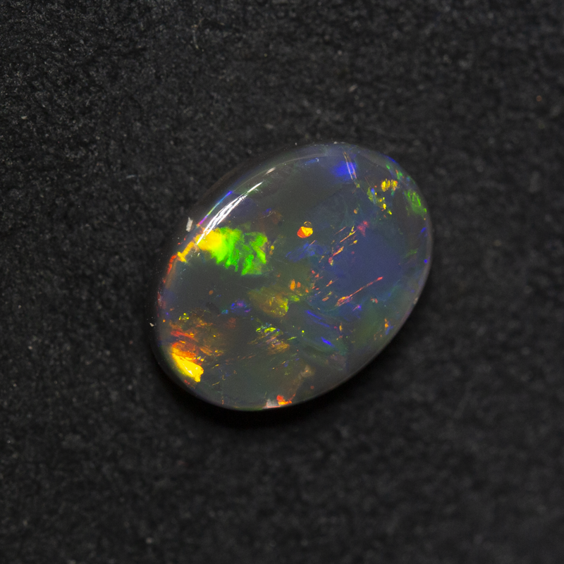 1.44 ct black opal 9.1x6.8x3.3mm