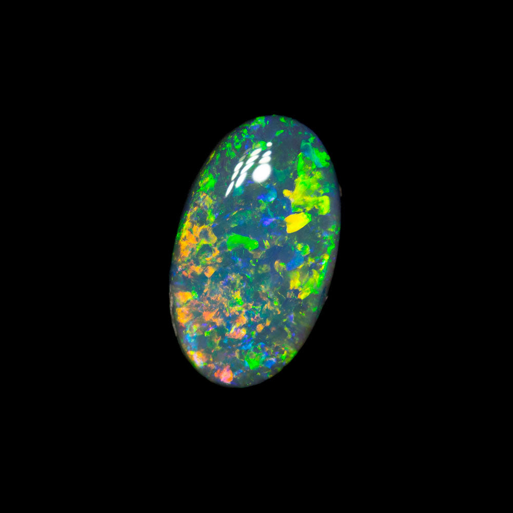 1.44 ct dark opal 9.7x5.8x3.6mm