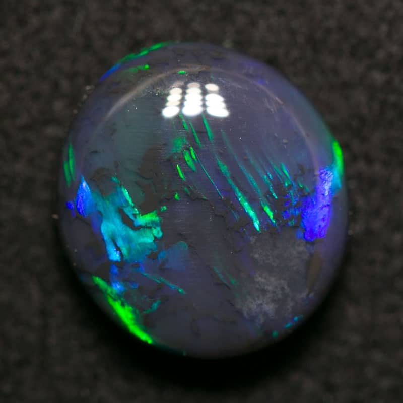 1.44 ct black opal 8x7x3.5mm