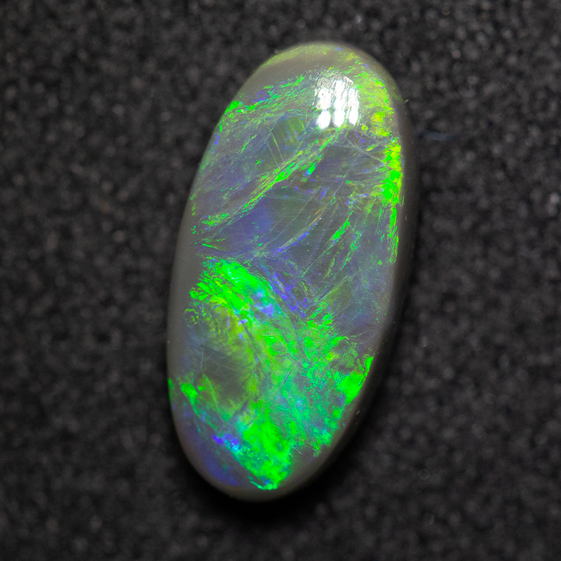 1.45 ct black opal 11.4x5.7x3.4mm