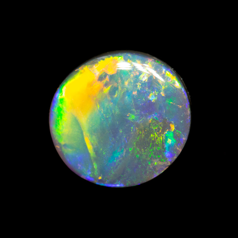 1.45 ct black opal 8.9x8.4x2.8mm
