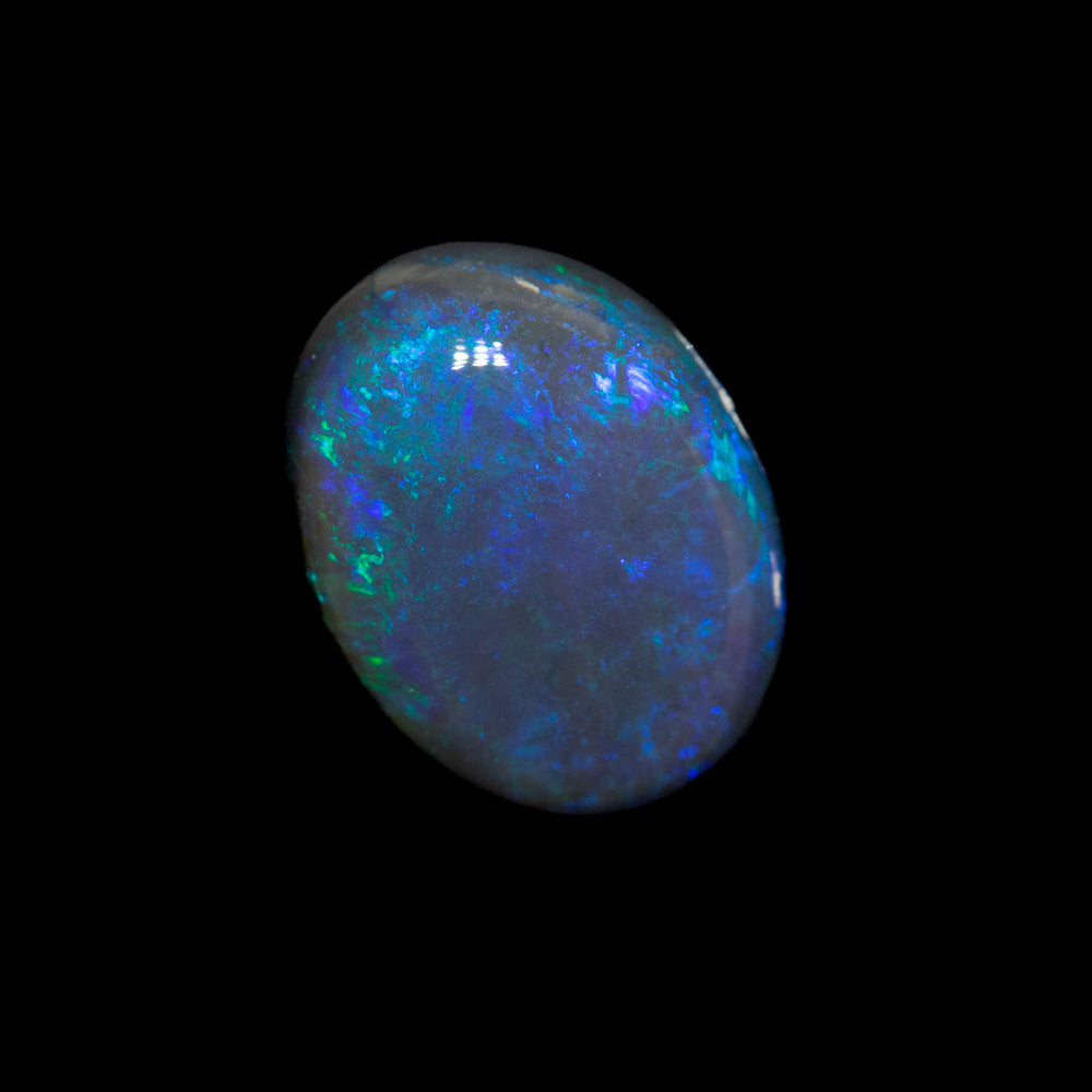 1.45 ct black opal 8.6x6.6x4mm