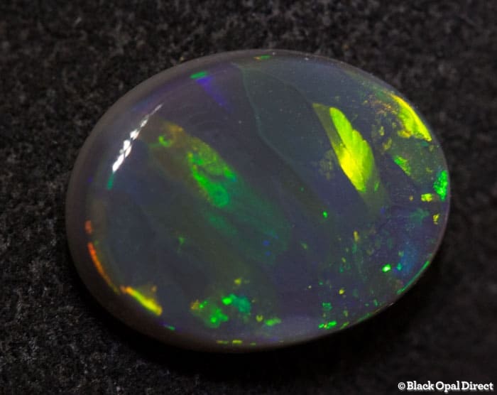 1.50 ct black opal 10x7.5x3mm