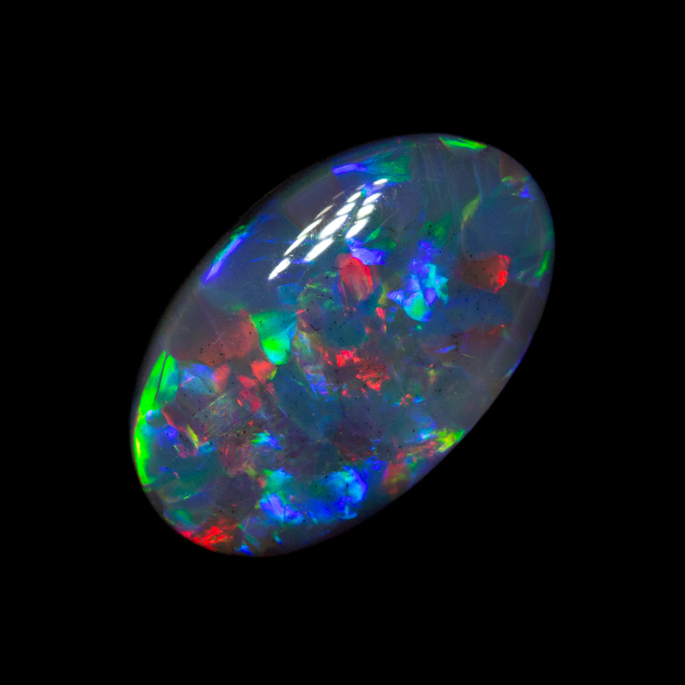 1.51 ct black opal 10.3x6.4x3.7mm