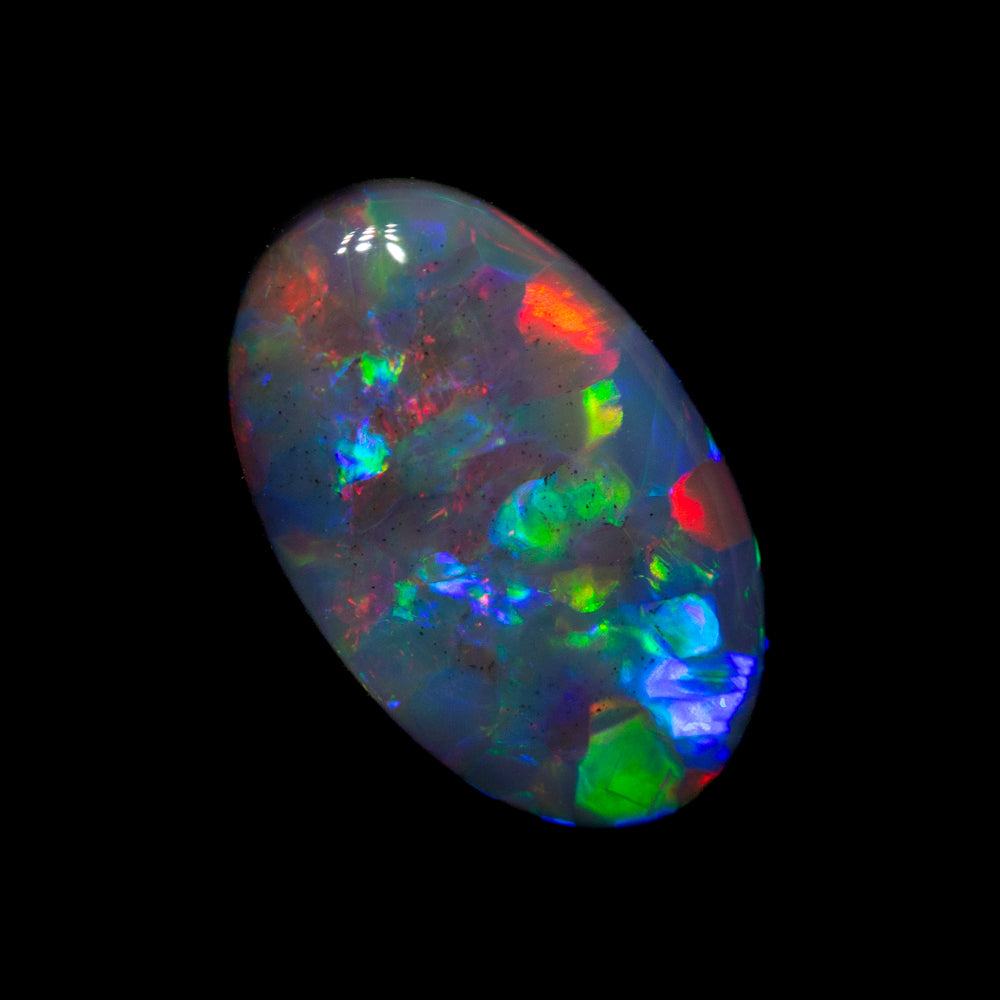 1.51 ct black opal 10.3x6.4x3.7mm
