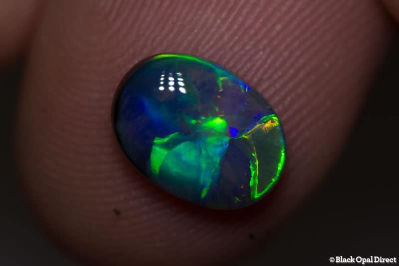 1.52 ct black opal 10x7.5x3mm