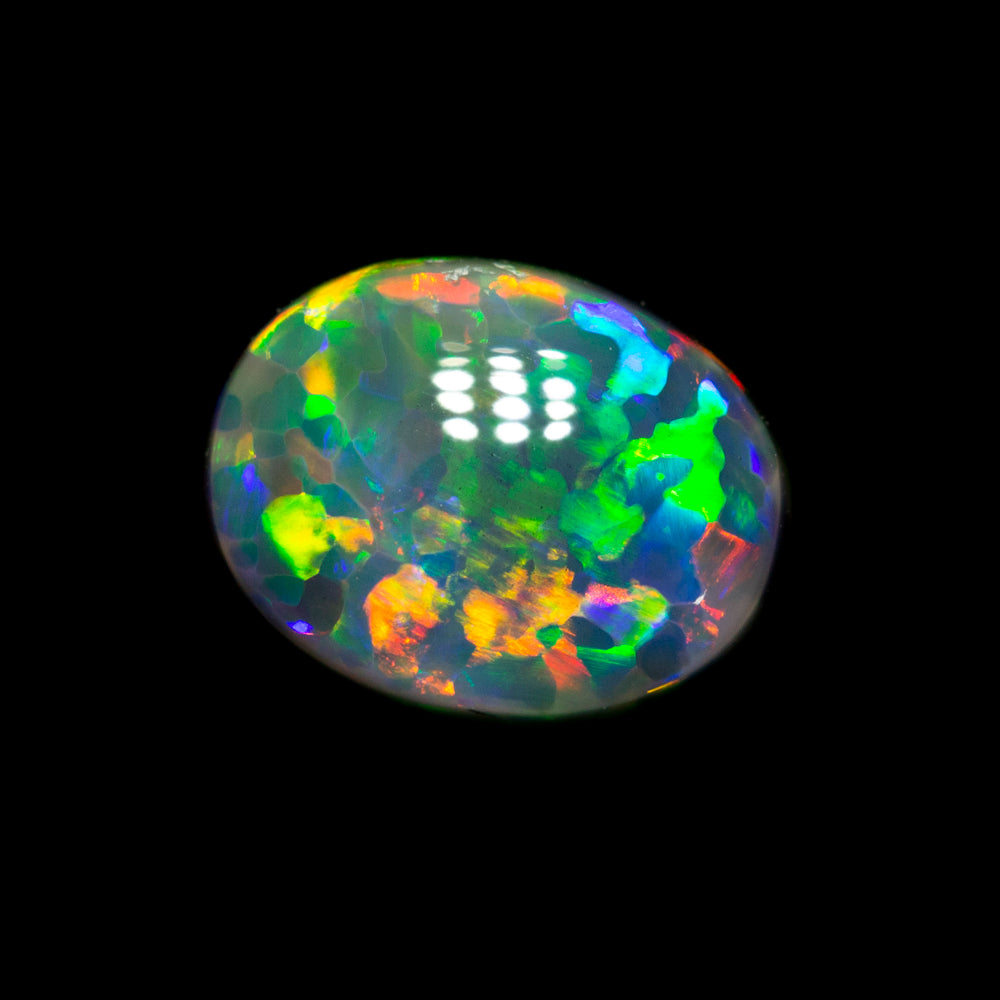 1.53 ct gem black opal 8.6x6.7x4.1mm