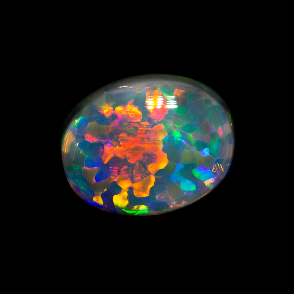 1.53 ct gem black opal 8.6x6.7x4.1mm