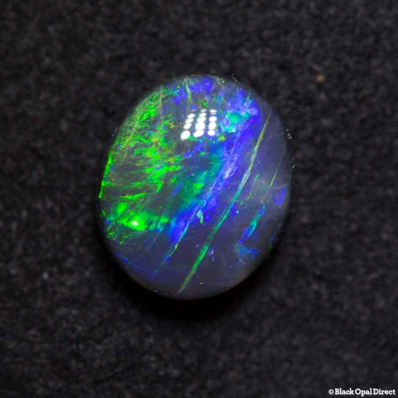 1.57 ct black opal 8x7x4mm