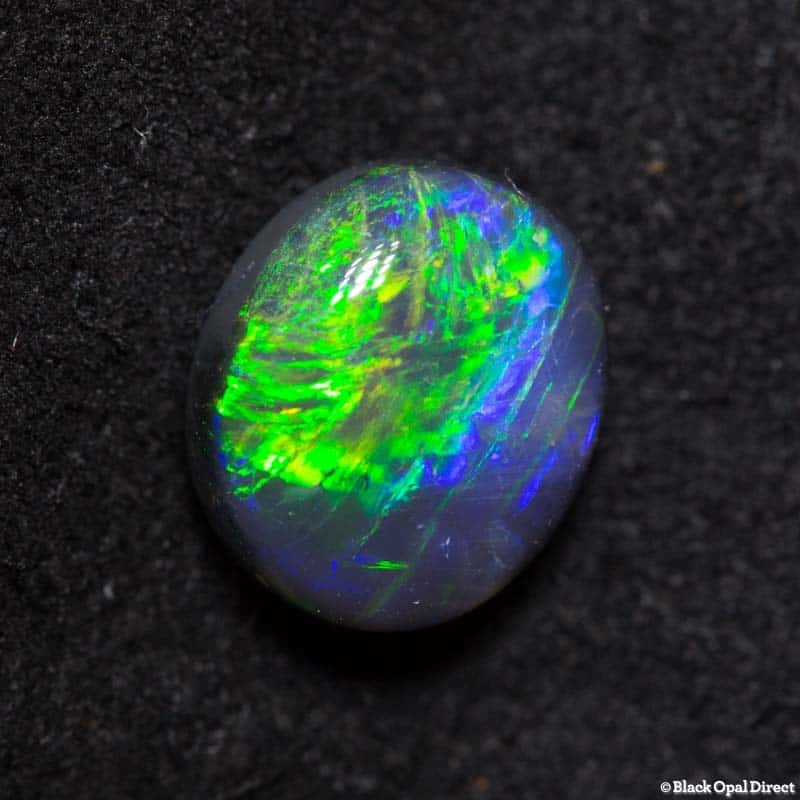 1.57 ct black opal 8x7x4mm
