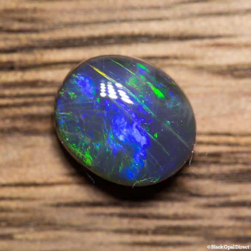1.57 ct black opal 8x7x4mm