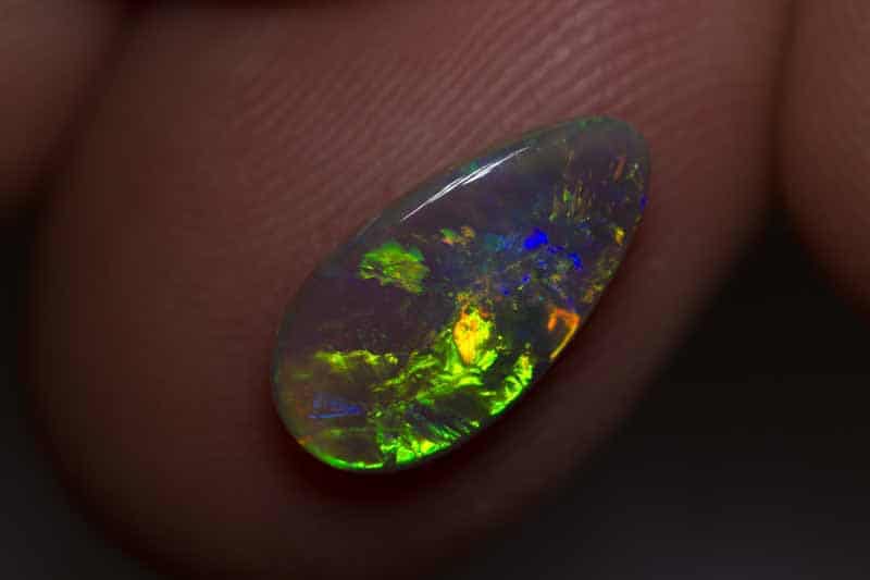 1.60 ct semi black opal 13x7x2.5