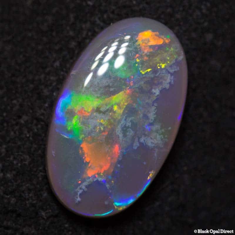 1.61ct semi black opal