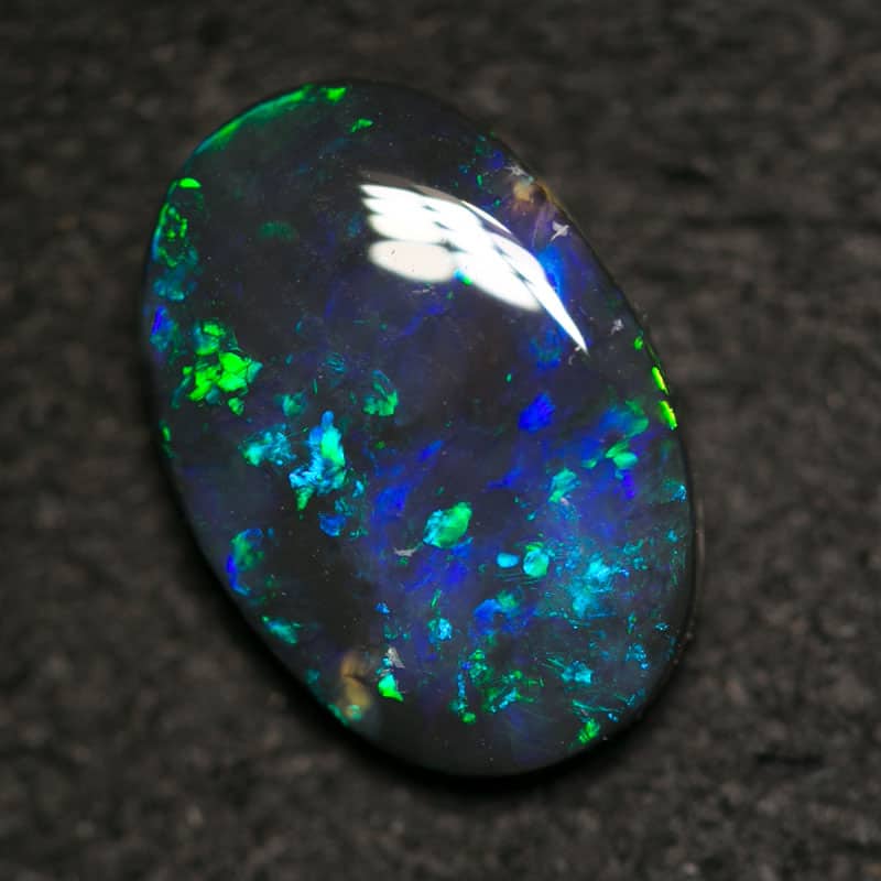 1.62 ct black opal 11x7x3mm