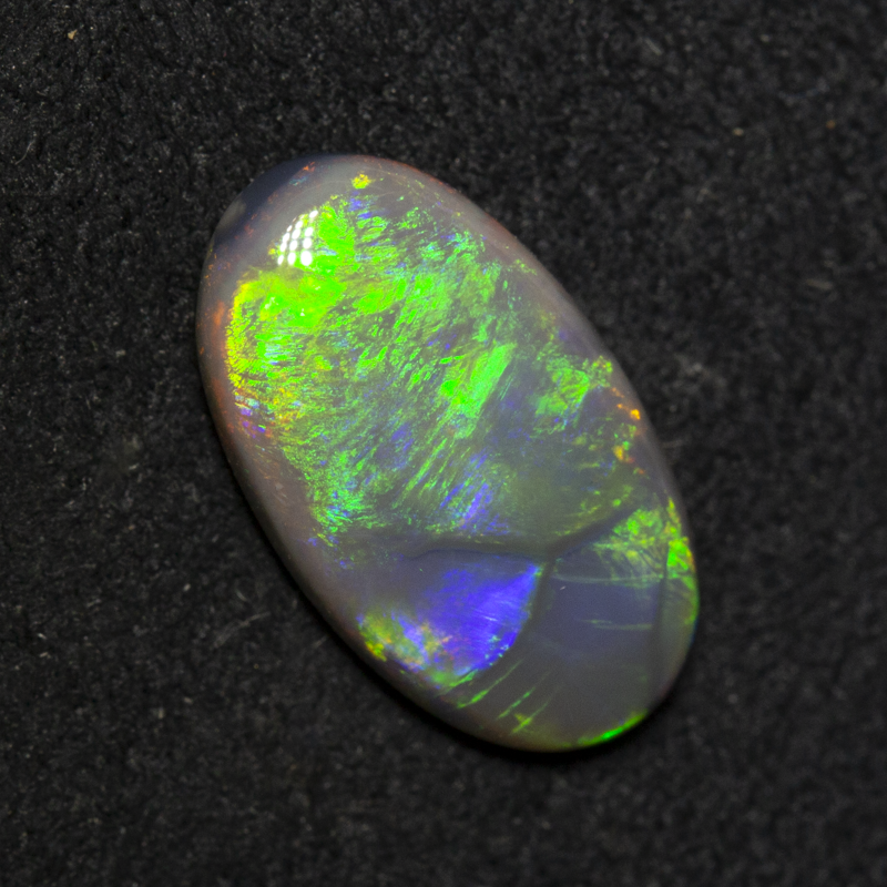 1.63 ct dark opal 12.4x7.1x2.8mm