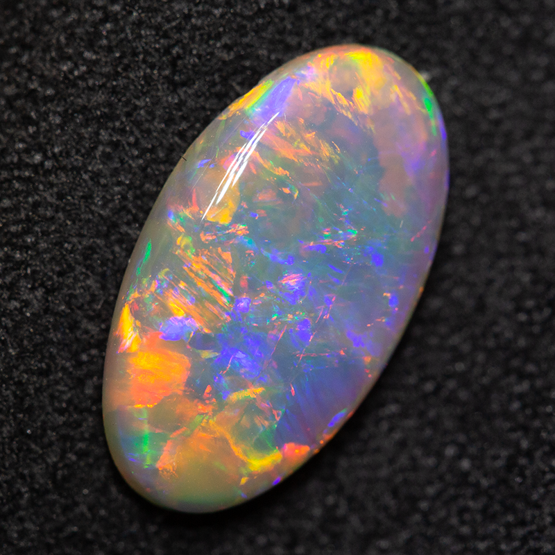 1.63 ct dark opal 12x7x2.5mm
