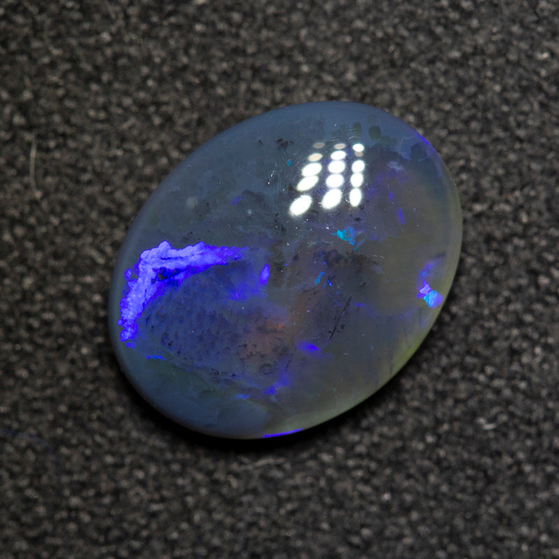 1.64 ct black crystal opal 10.1x8x3.2mm