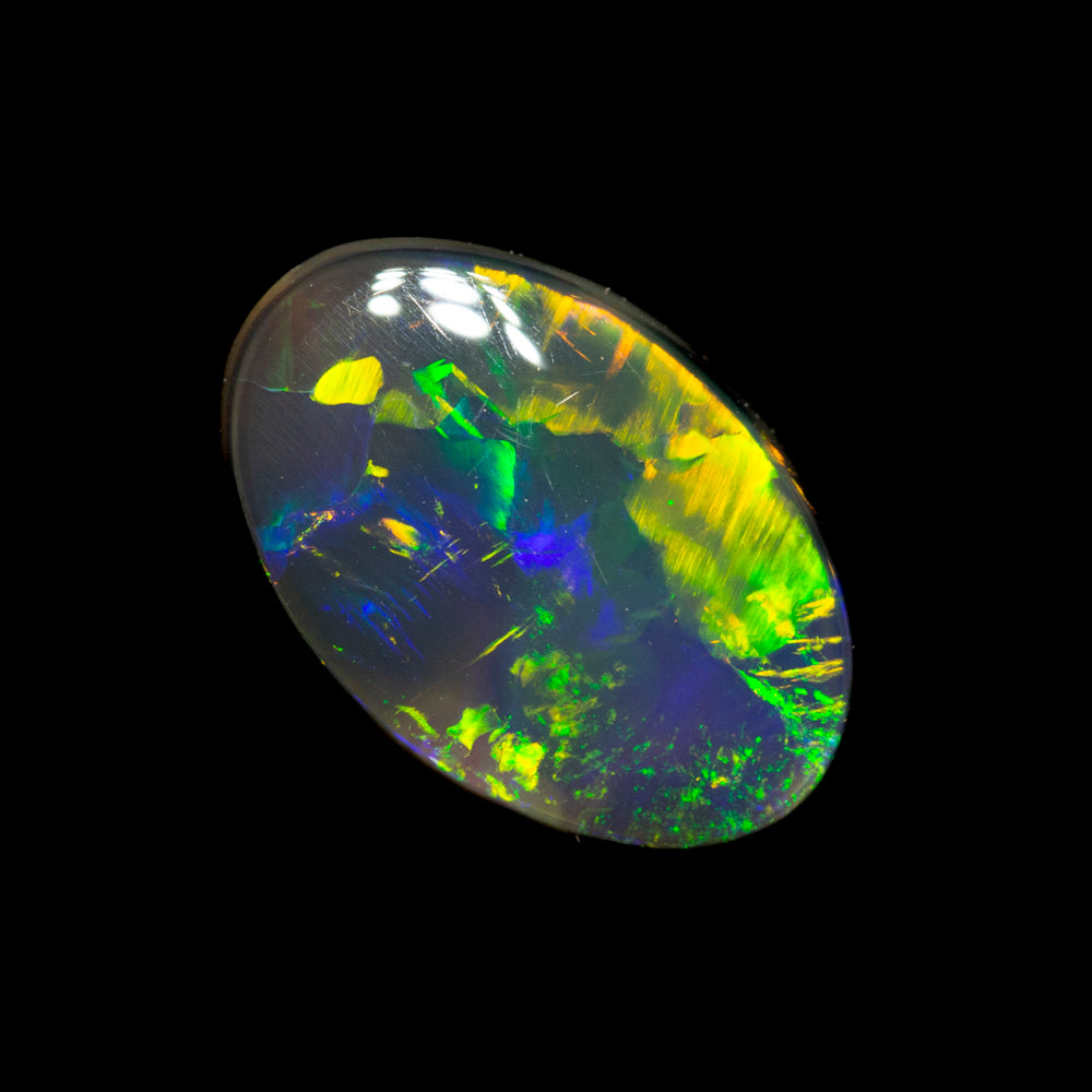 1.64 ct black opal 10.4x7x3.6mm