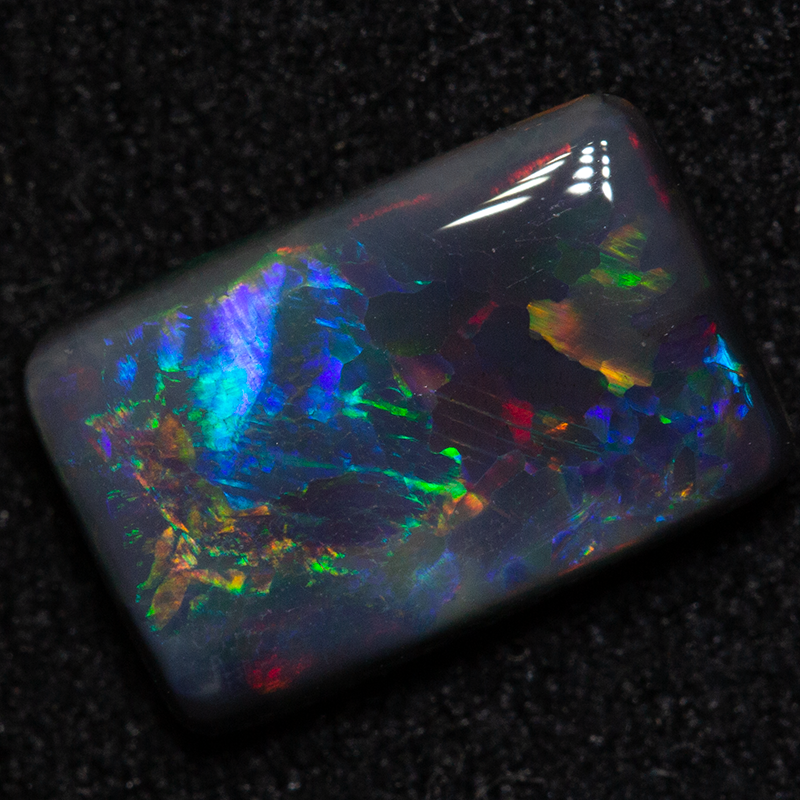 1.65 ct black opal 10.1x6.6x3.1mm