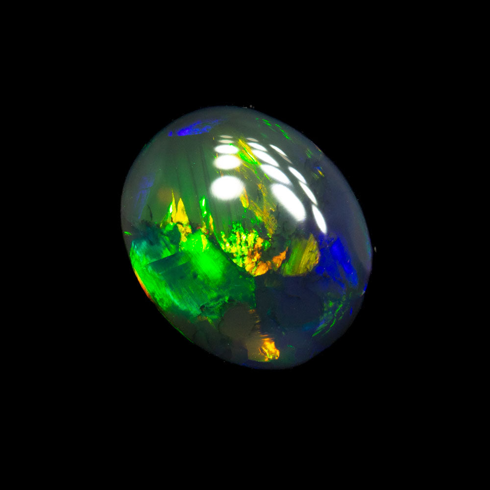1.66 ct black opal 8.6x7.2x3.9mm