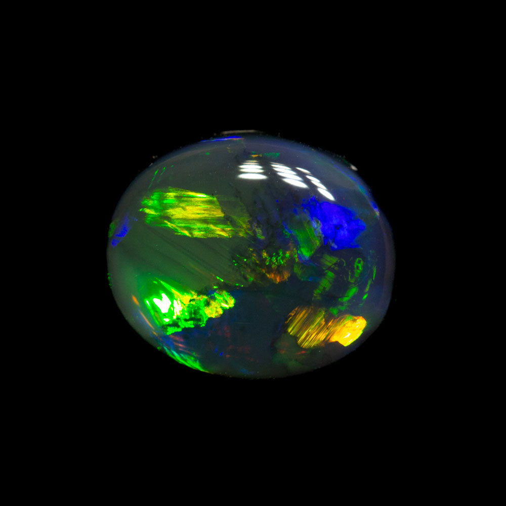 1.66 ct black opal 8.6x7.2x3.9mm