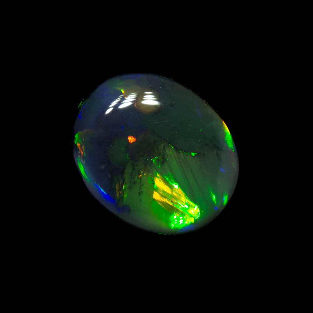 Australian 1.66 ct black opal 8.6x7.2x3.9mm | Black Opal Direct
