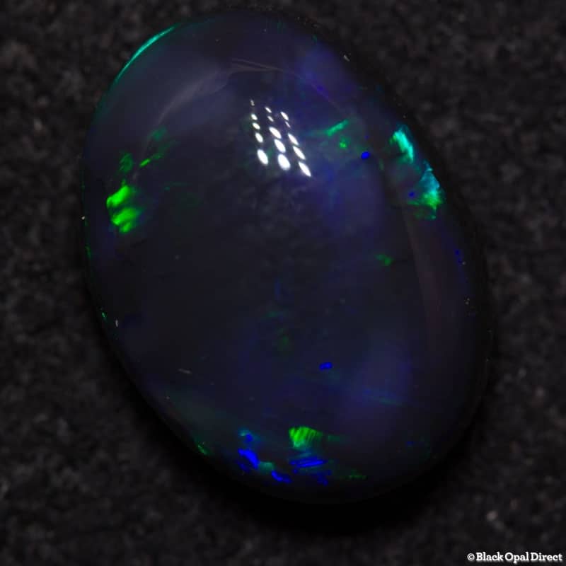 1.66 ct black opal 9x7x4mm