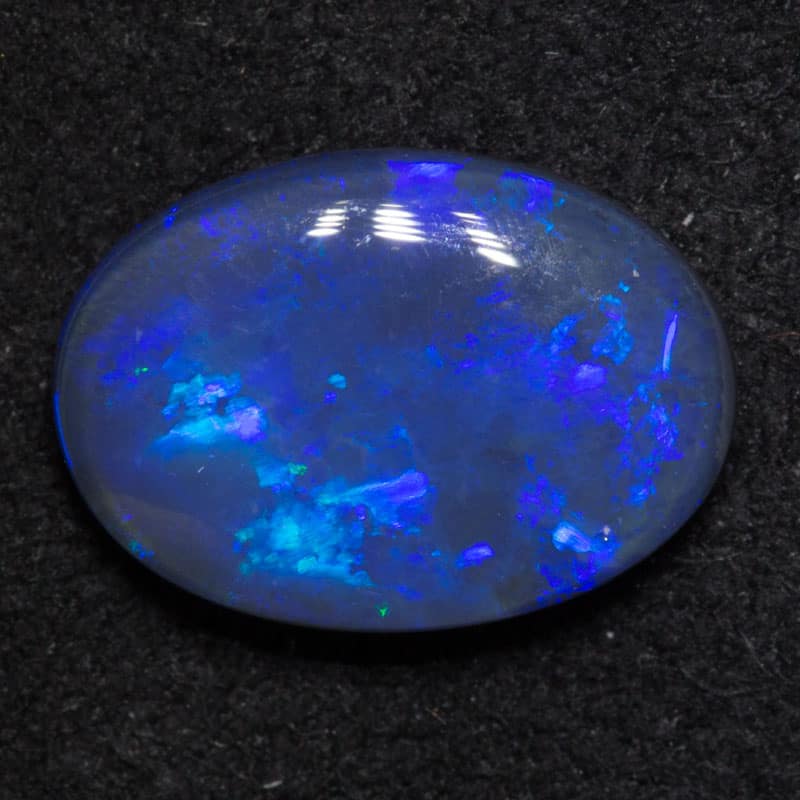 1.67 ct black opal 11x7.5x3mm