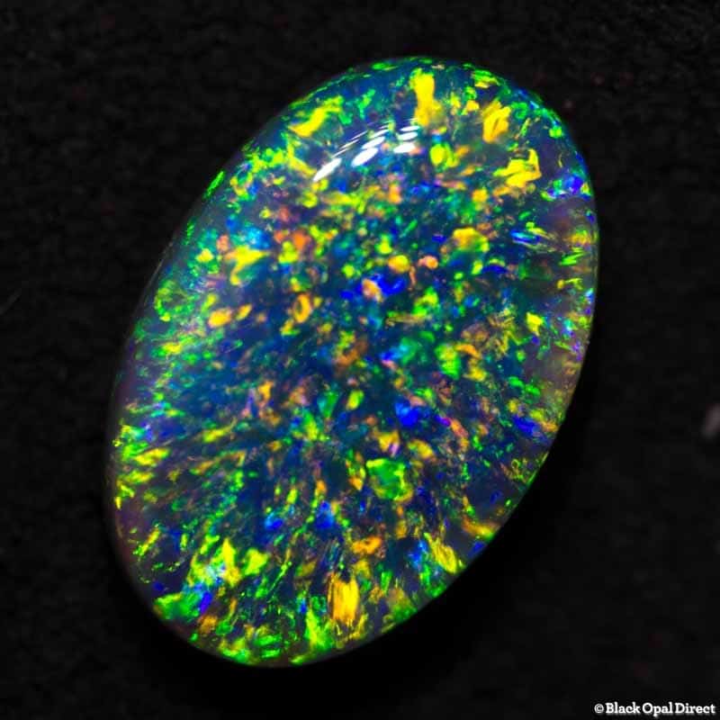 1.67ct gem black opal
