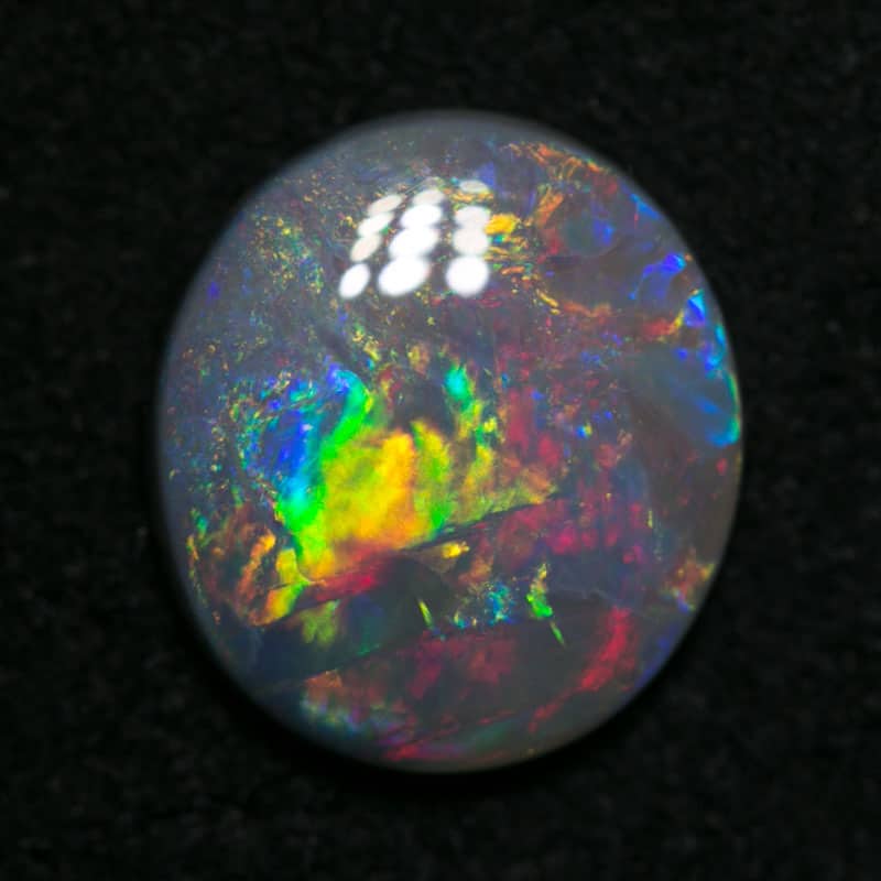 1.67ct semi black opal
