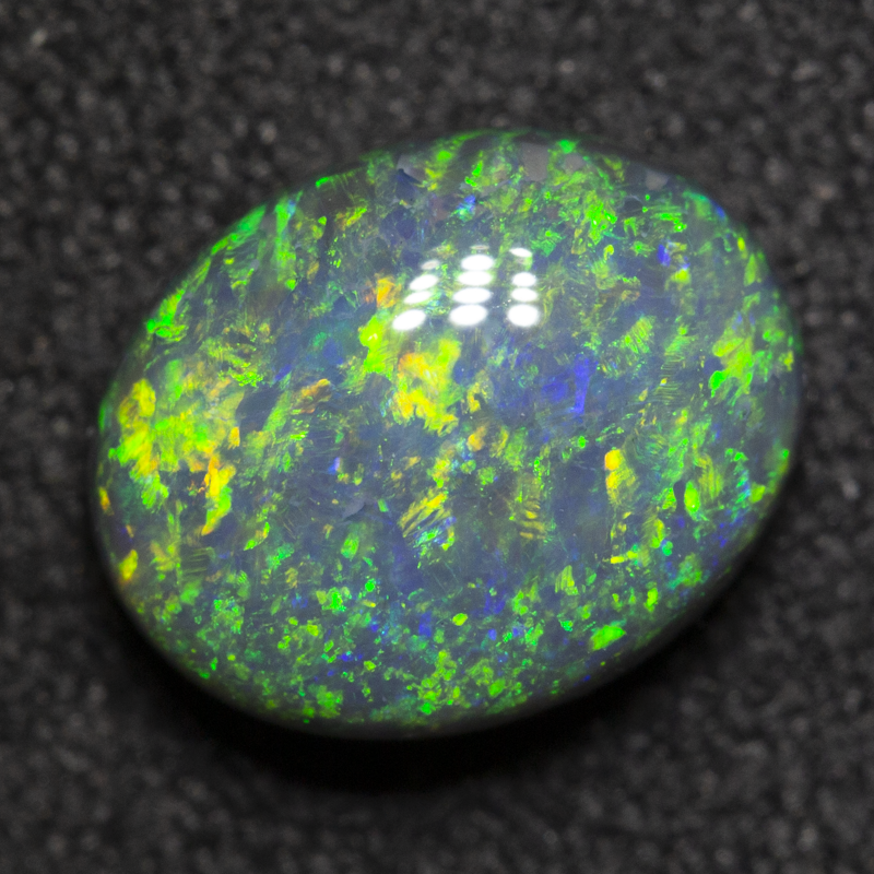 1.68 ct black opal 8.9x7.1x4.2mm